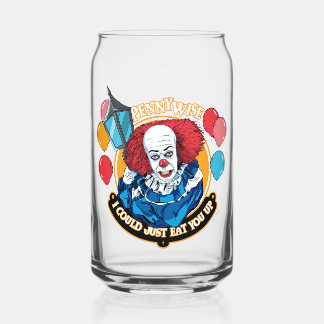 Verre Canette Classic Pennywise - Je Pourrais Juste Vous Manger  (Recto)