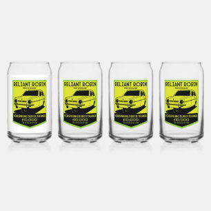 Verre Canette Club des propriétaires de Reliant Robin