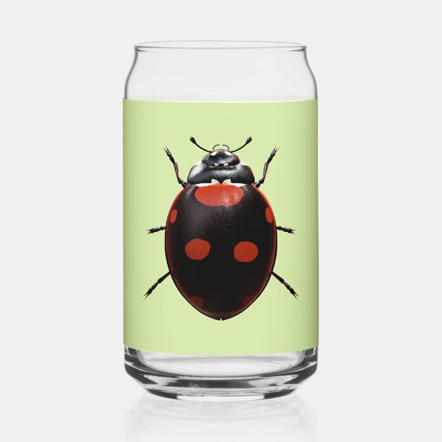 Verre Canette Coccinelle Chanceuse (Recto)