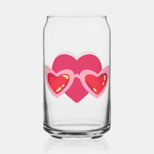 Verre Canette Cœur