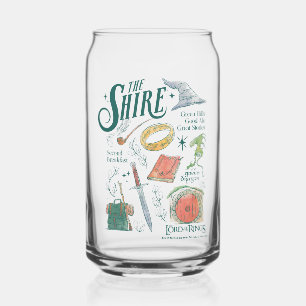 Verre Canette Collage graphique aquarelle THE SHIRE™