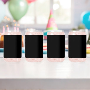 Verre Canette Collection de Noël minimaliste et luxueuse noire