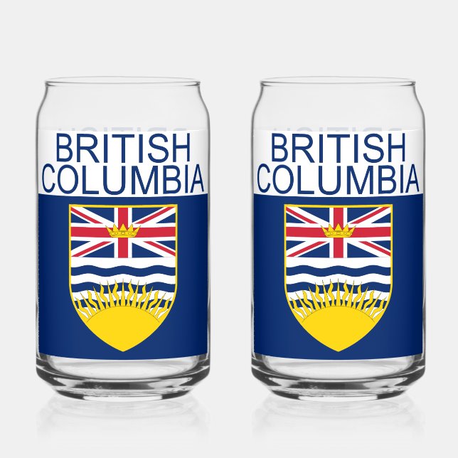 Verre Canette Colombie-Britannique (Recto)