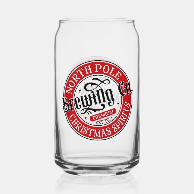 Verre Canette Compagnie de brassage North Pole  (Verso)