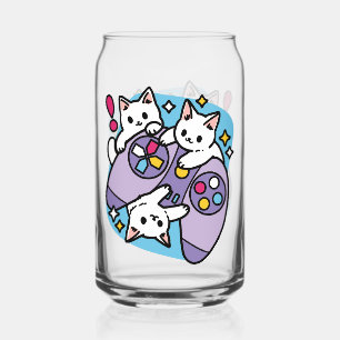 Verre Canette Conception de gamer de chat - Purr sur Gamer Joyst