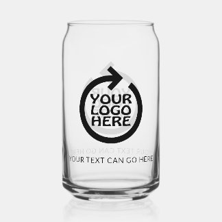 Verre Canette Conception facile de logo d'entreprise personnalis
