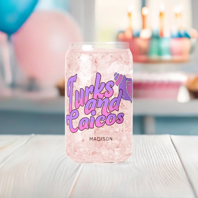 Verre Canette Conche Turks and Caicos (Insitu (Baby Shower))