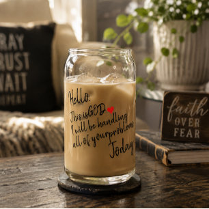 Verre Canette Confort Calme Encouragement Quotidien Cadeau de Dé