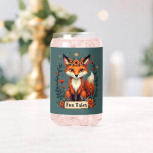 Verre Canette Contes de Renard Boho Faune Animale