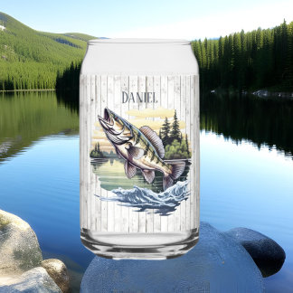 Verre Canette Cool camper lake house les amateurs de pêche ajout