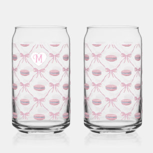 Verre Canette Coquette première fille rose personnalisée Bow & M