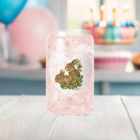 Coquette Rétro Vintage Animaux Bébés Pastel Lapin