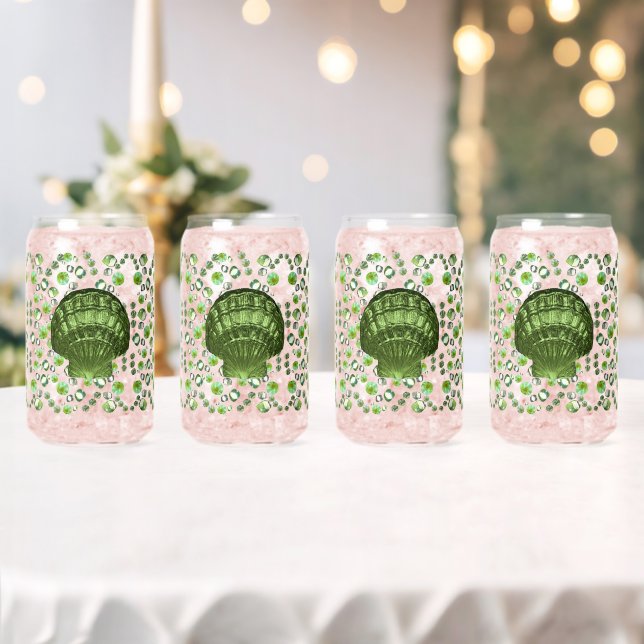 Verre Canette Coquillage enchanté   (Insitu (Mariage))