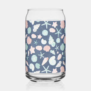 Verre Canette Coquillages Côtiers Plage & Océan Design