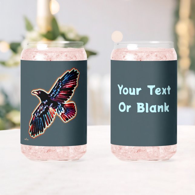 Verre Canette Corbeau Iridescendant (Insitu (Mariage))