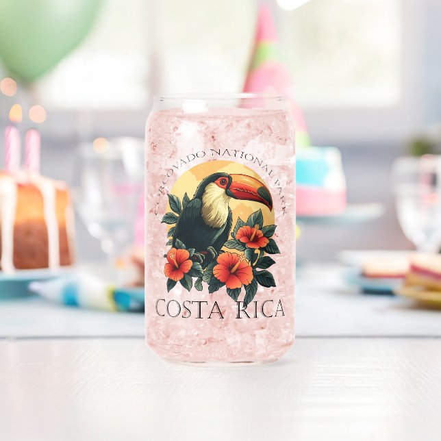 Verre Canette Corcovado Costa Rica Toucan (Insitu (Anniversaire))