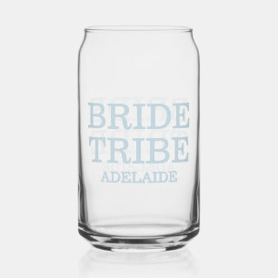 Verre Canette Cortège de Mariée Robe de Mariée Bleu Poussiéreux