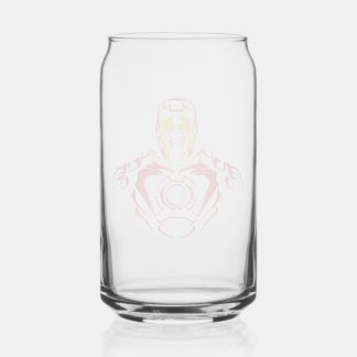 Verre Canette Costume Vector Iron Man - Noyau d'Arc Lumineux