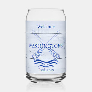 Verre Canette Cottage Cabine Lake House Boire Bière