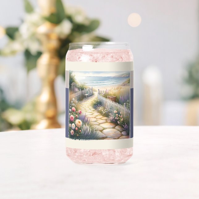 Verre Canette Cottage Garden Path to the Sea (Insitu (Mariage))