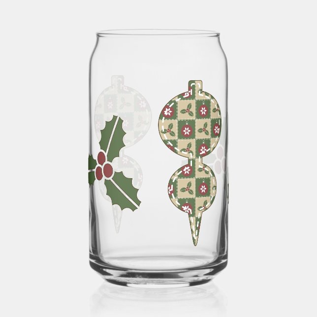 Verre Canette Couette de Noël (Gauche)
