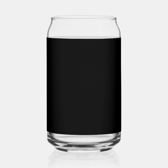 Verre Canette Couleur unie personnalisable (Recto)