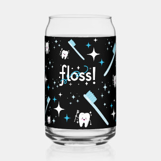 Verre Canette Coupe Tooth Glass