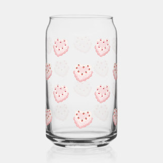 Verre Canette Coupe vintage de glace de gâteau