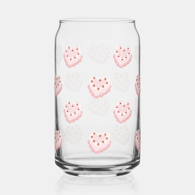 Verre Canette Coupe vintage de glace de gâteau (Recto)