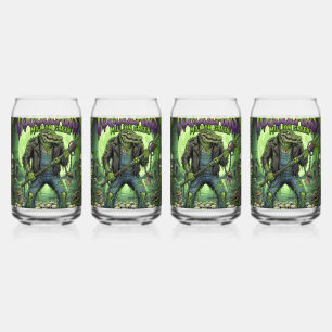 Verre Canette Coussin carré jeté Million Green Alligator Monster