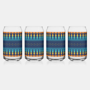 Verre Canette Couverture de selle de style Southwest Sunset Pine