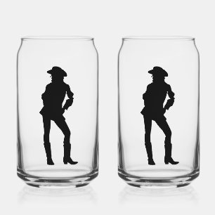 Verre Canette Cowgirl