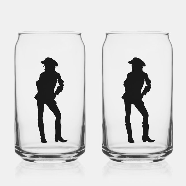 Verre Canette Cowgirl (Recto)