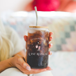 Verre Canette Cowgirl Nashville Rodéo Dernier rose   Bachelorett