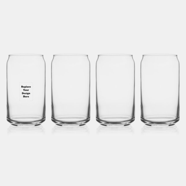Verre Canette Create Your Own white  (Recto)