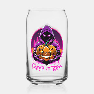 Verre Canette Creep it Real, Horreur Halloween illustration