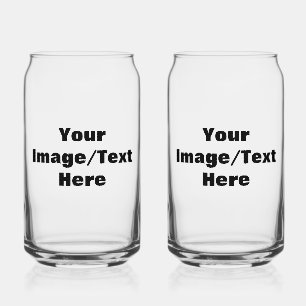 Verre Canette Créez Votre Propre