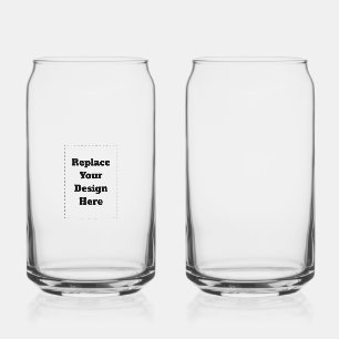 Verre Canette Créez votre propre blanc 