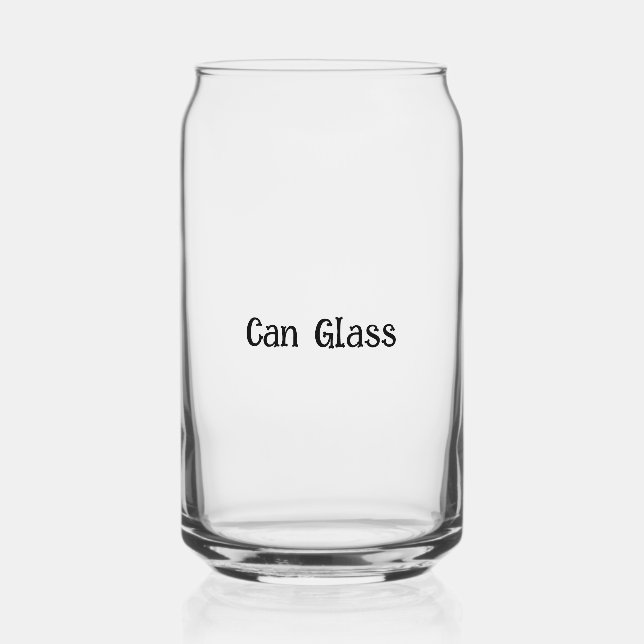 Verre Canette Créez Votre Propre Promotion de Marque Simple  (Recto)