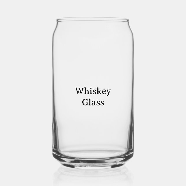 Verre Canette Créez Votre Propre Simple Coutume 5,25" x 3" (Recto)