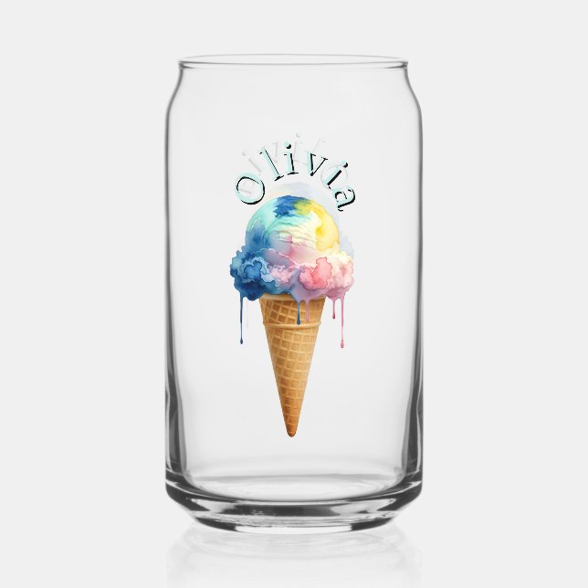 Verre Canette Crème Glacée (Recto)