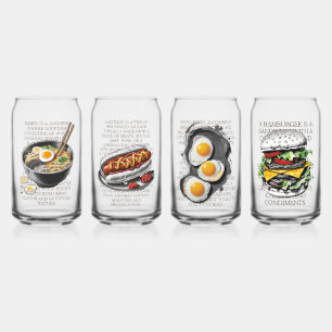 Verre Canette Croquis vintage de Ramen par CallisC Arts ⭐ ⭐ ⭐ ⭐