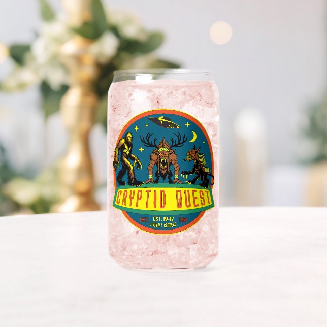 Verre Canette Cryptid Quest (Insitu (Mariage))