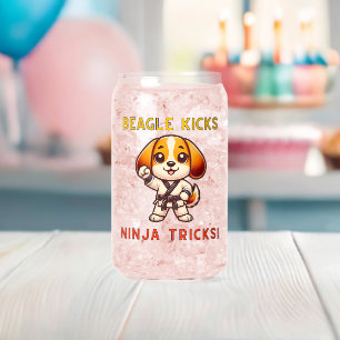 Verre Canette Cuisine Beagle Cookie Cartoon Snack Amoureux