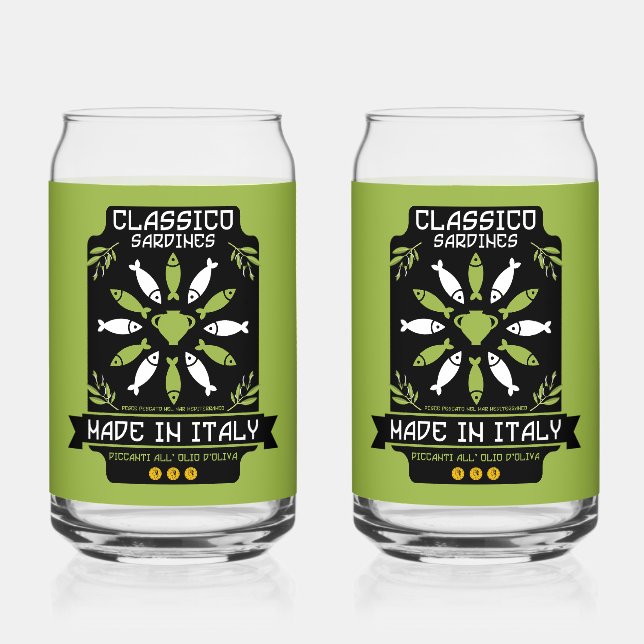 Verre Canette Cuisine italienne (Recto)