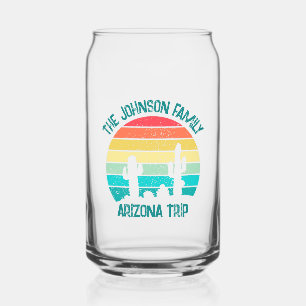 Verre Canette Custom Cactus Sunset Arizona Desert Triage