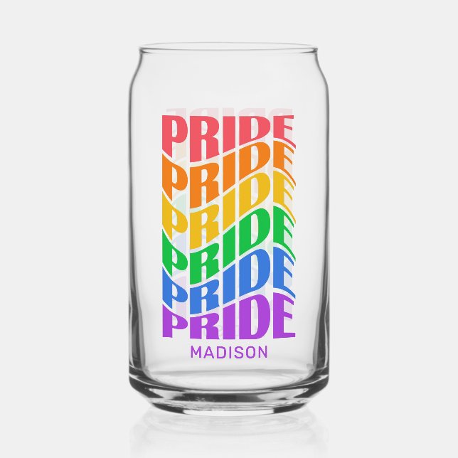 Verre Canette Custom Name Pride (Recto)