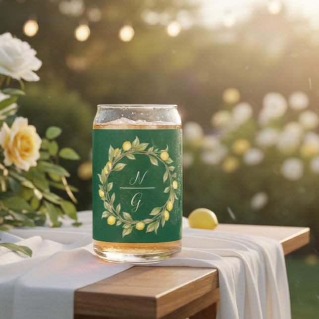 Verre Canette Customizable Glass Drinkware with Tropical Style (Créateur téléchargé)