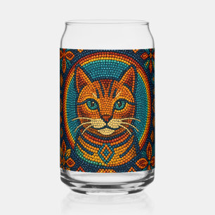 Verre Canette Cute Beaded Kitty