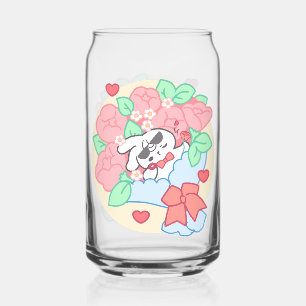 Verre Canette Cute Bunny Loppi Tokki Vagues Bonjour
